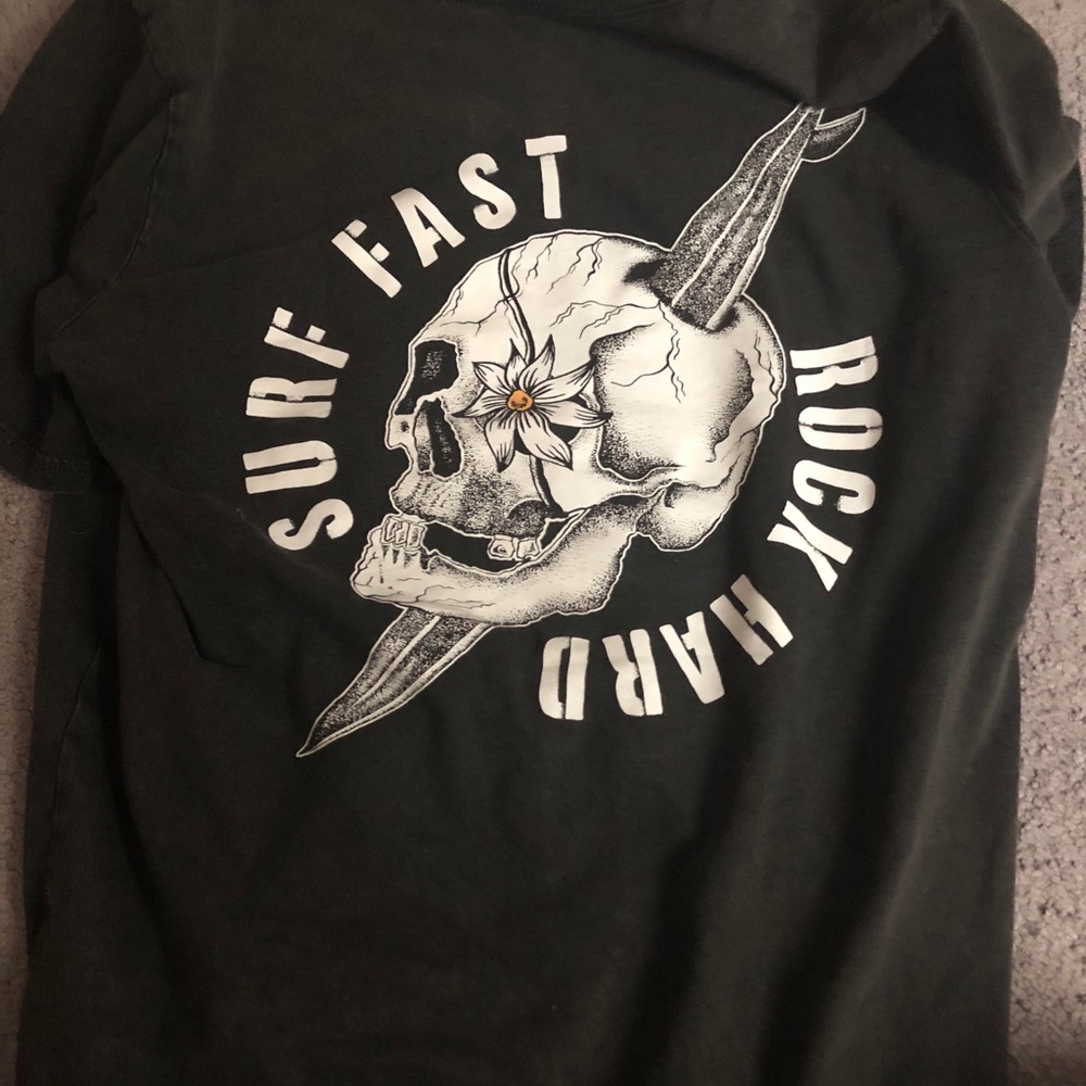 skull quicksilver tee